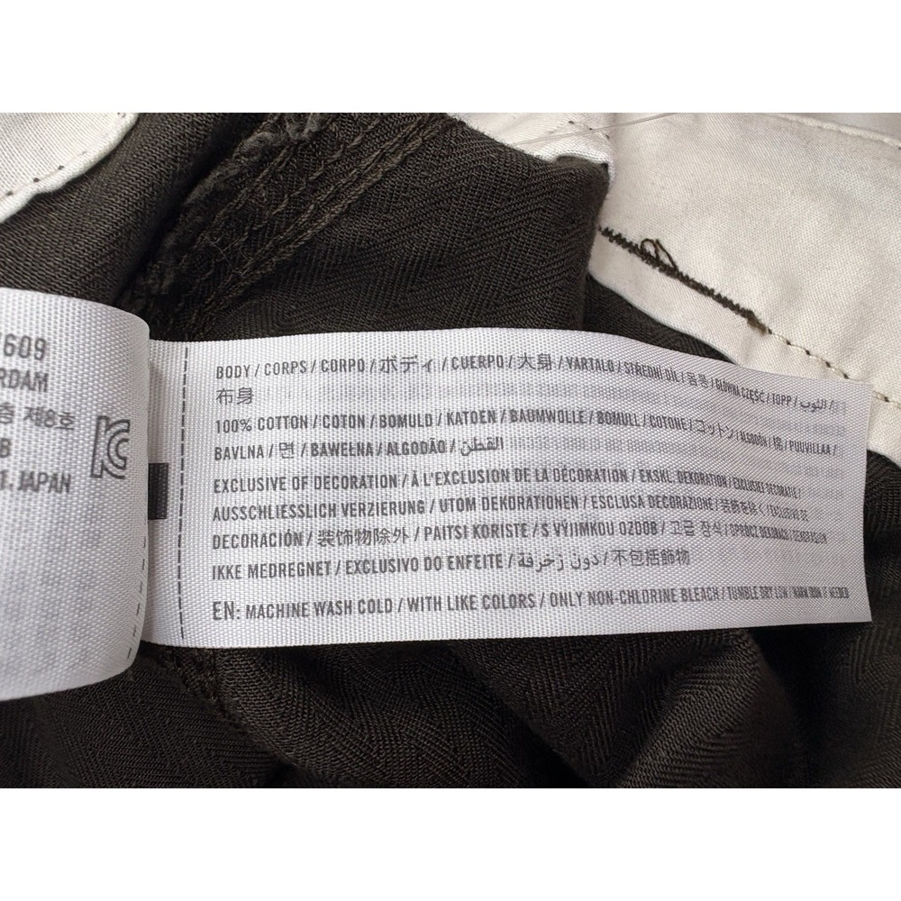 Abercrombie And Fitch Men's Loose Trousers Dark Brown -28W/30L - Picture 7 of 14
